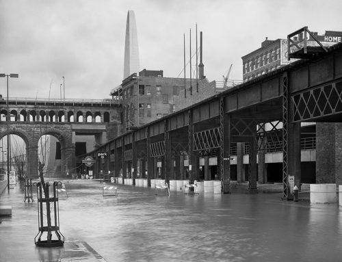 Arch & Laclede’s Landing, Flood of 1985